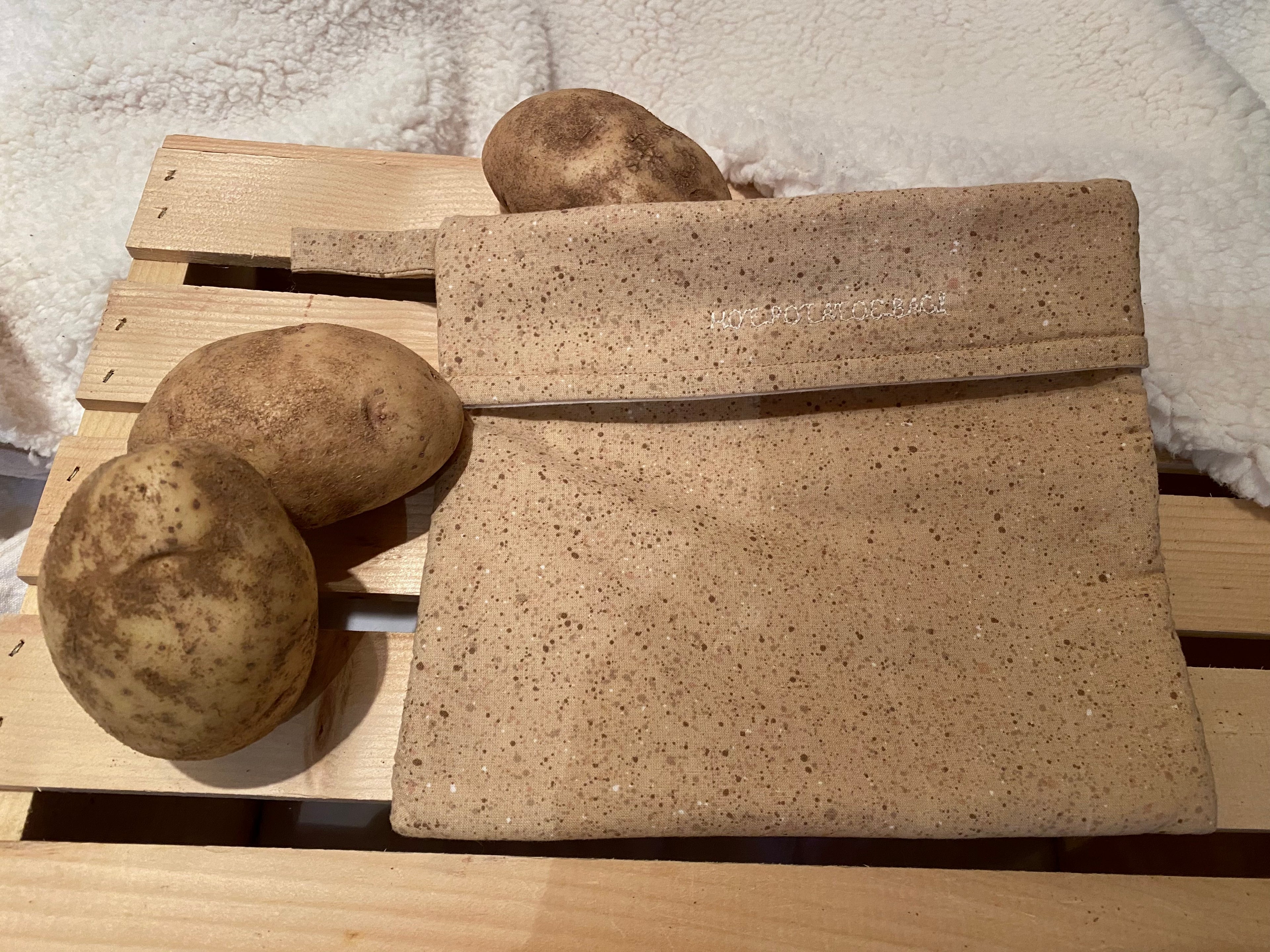 Microwave safe potato bag